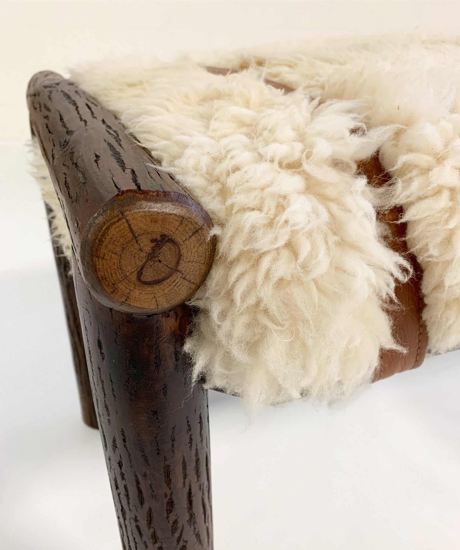 Butte Bench with Sheepskin Cushion - FORSYTH