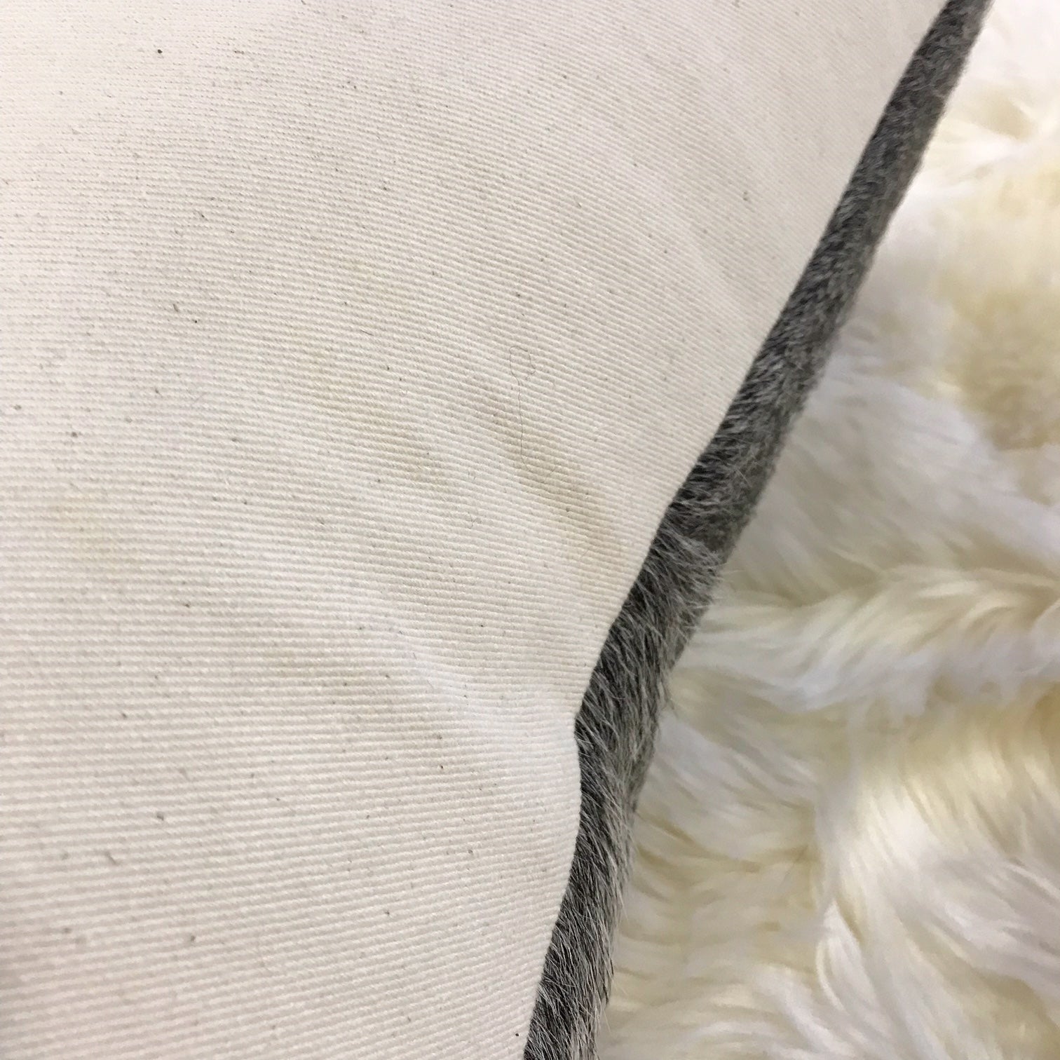 Salt & Pepper Cowhide Pillow, 24" - FORSYTH