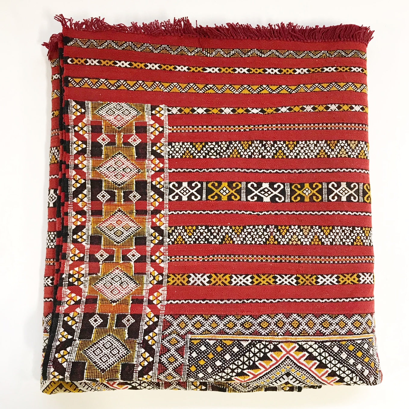 Handmade Kilim Rug from Morocco - 11.5 x 7.5 FT - FORSYTH