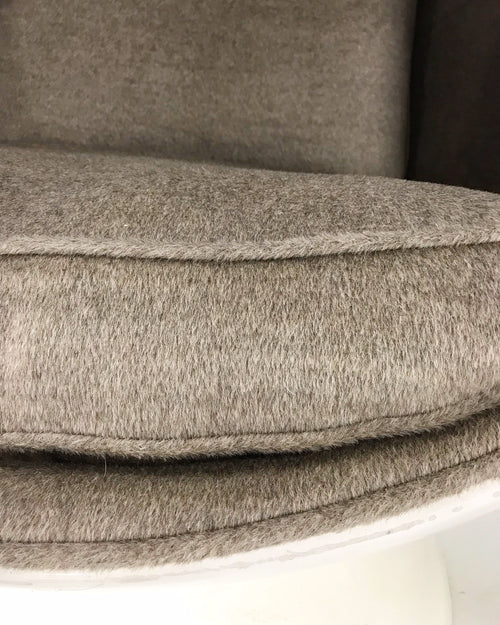 Ball Chairs in Loro Piana Alpaca Wool, pair - FORSYTH