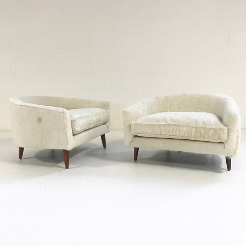 Cloud Chairs in Brazilian Cowhide, pair - FORSYTH