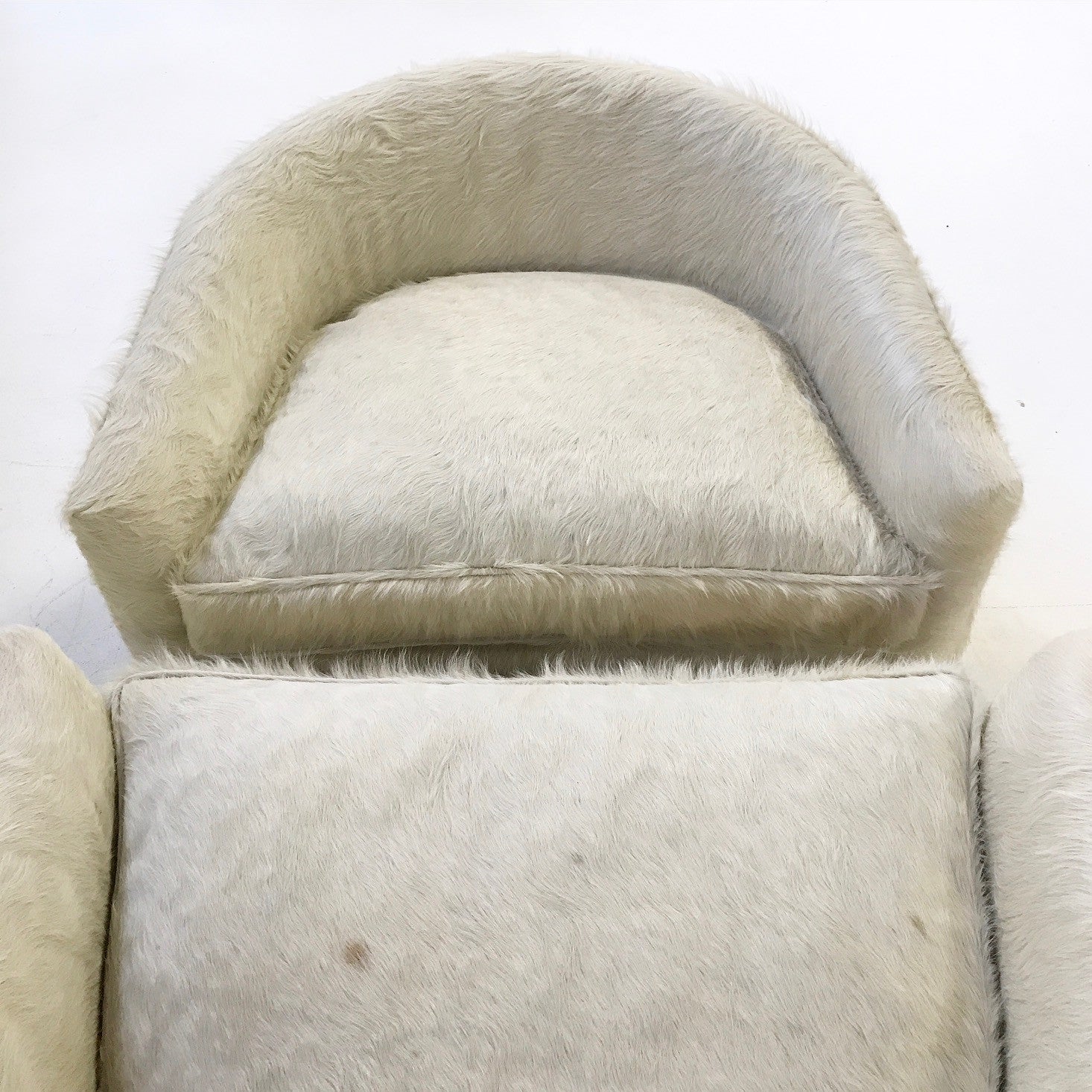 Cloud Chairs in Brazilian Cowhide, pair - FORSYTH