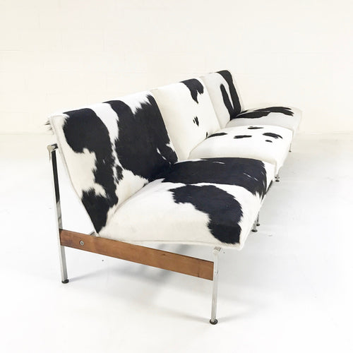 Lounge Chairs in Brazilian Cowhide, set of 3 - FORSYTH