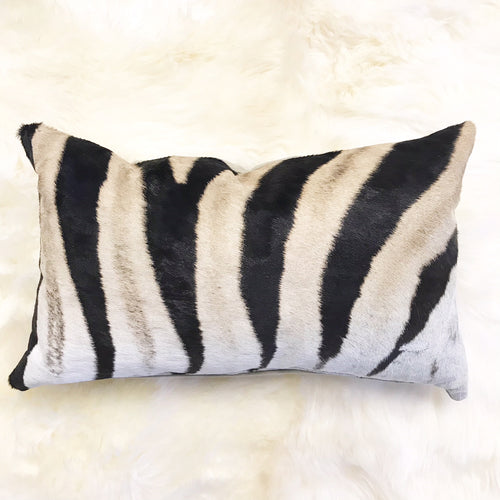 Zebra Pillow, 21x13" - FORSYTH