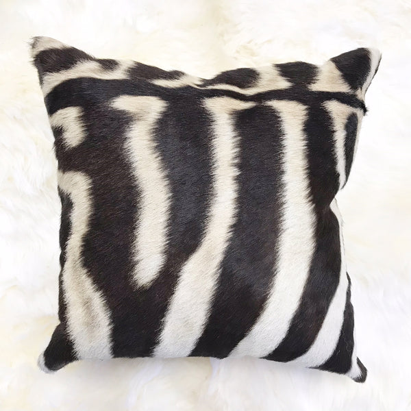 Zebra Pillow, 18" - FORSYTH
