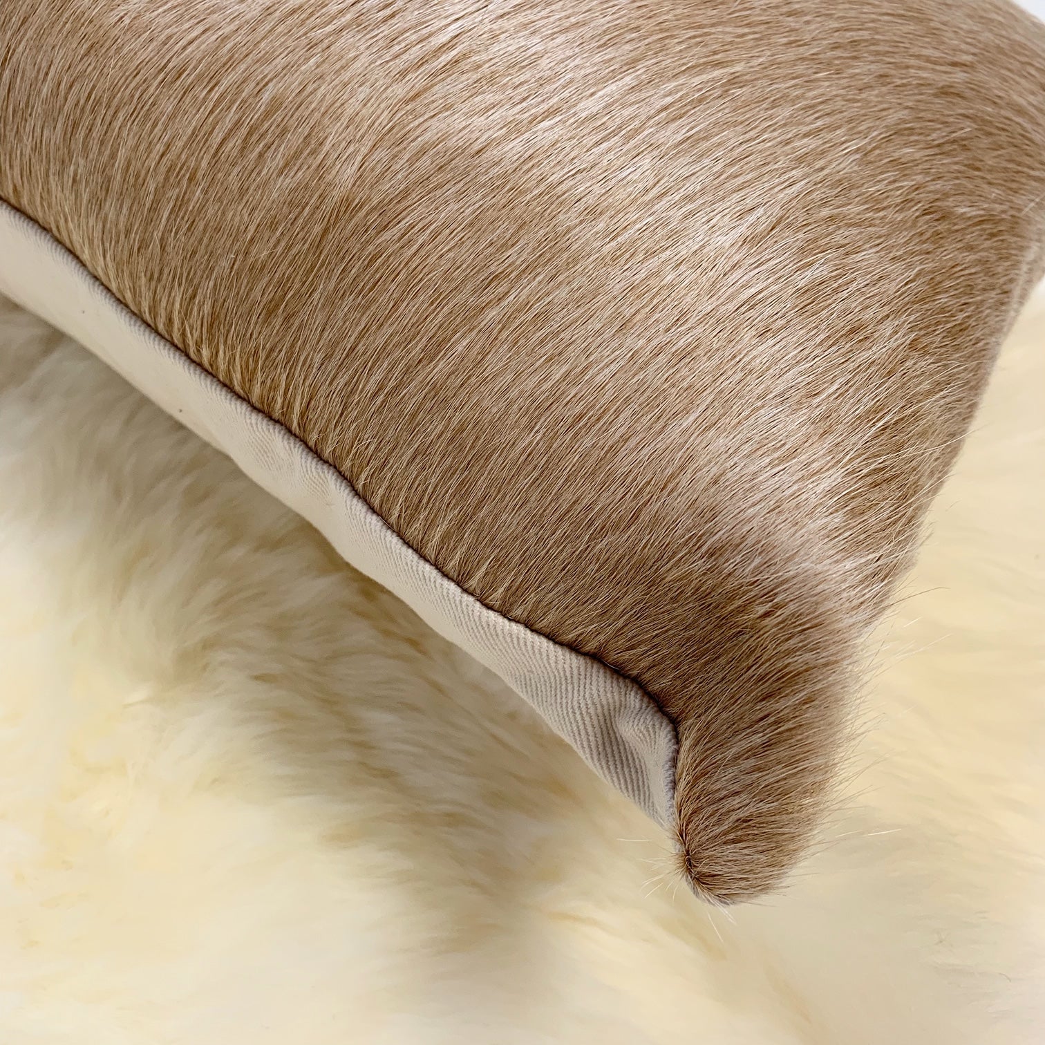 Palomino Cowhide Pillow, 21x13" - FORSYTH
