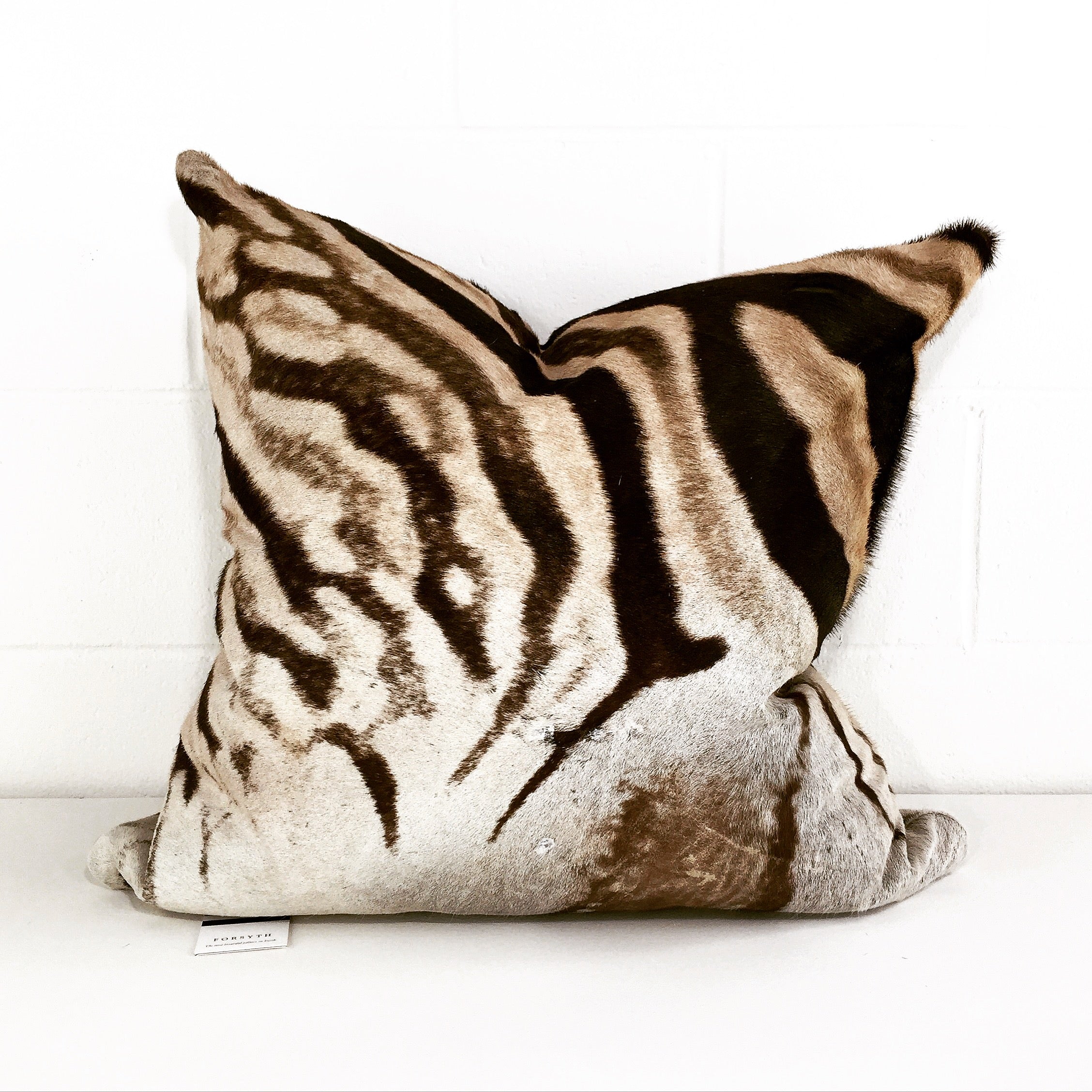 Zebra Pillow, 24" - FORSYTH