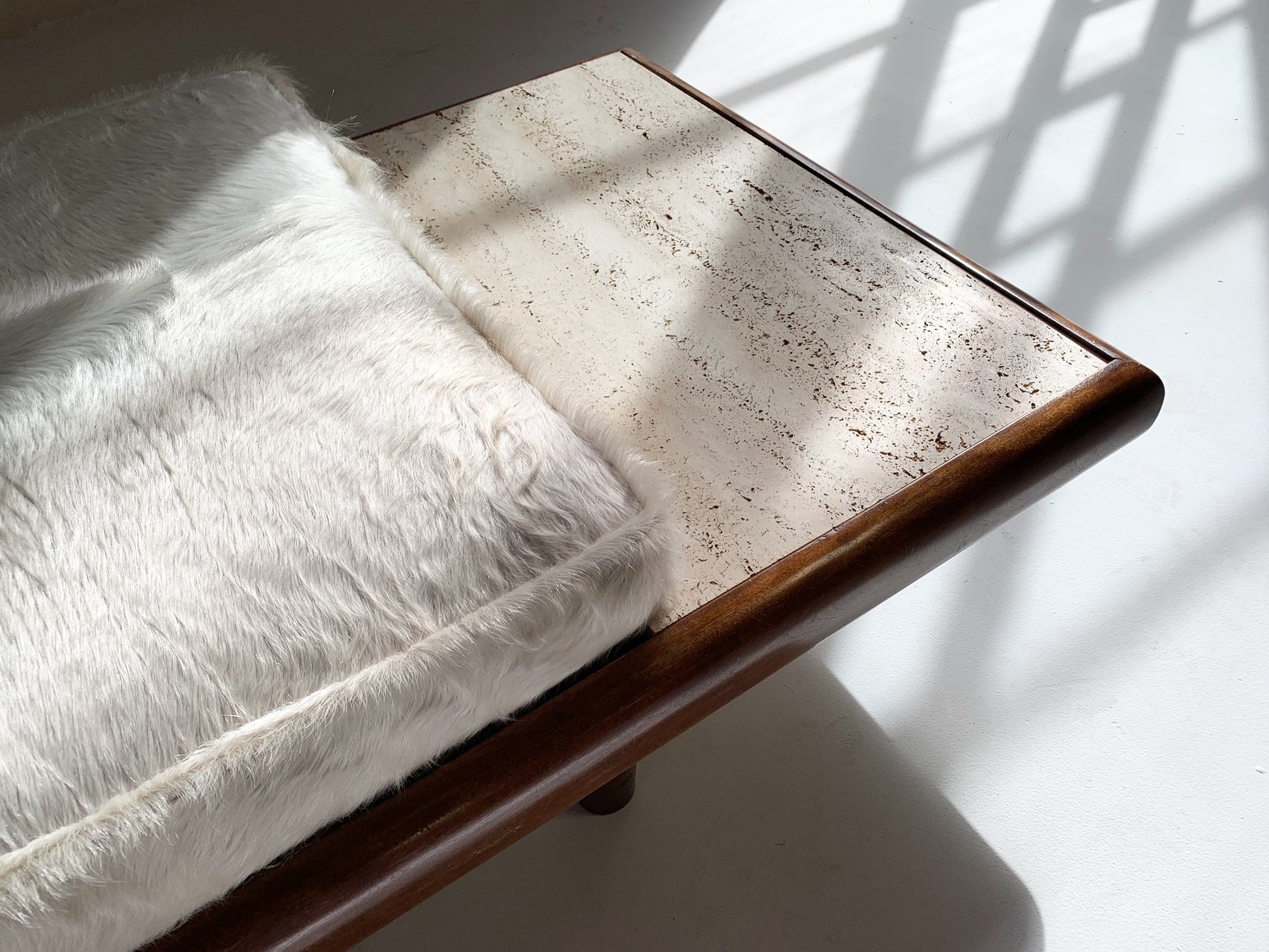 Daybed with Brazilian Cowhide Cushion - FORSYTH