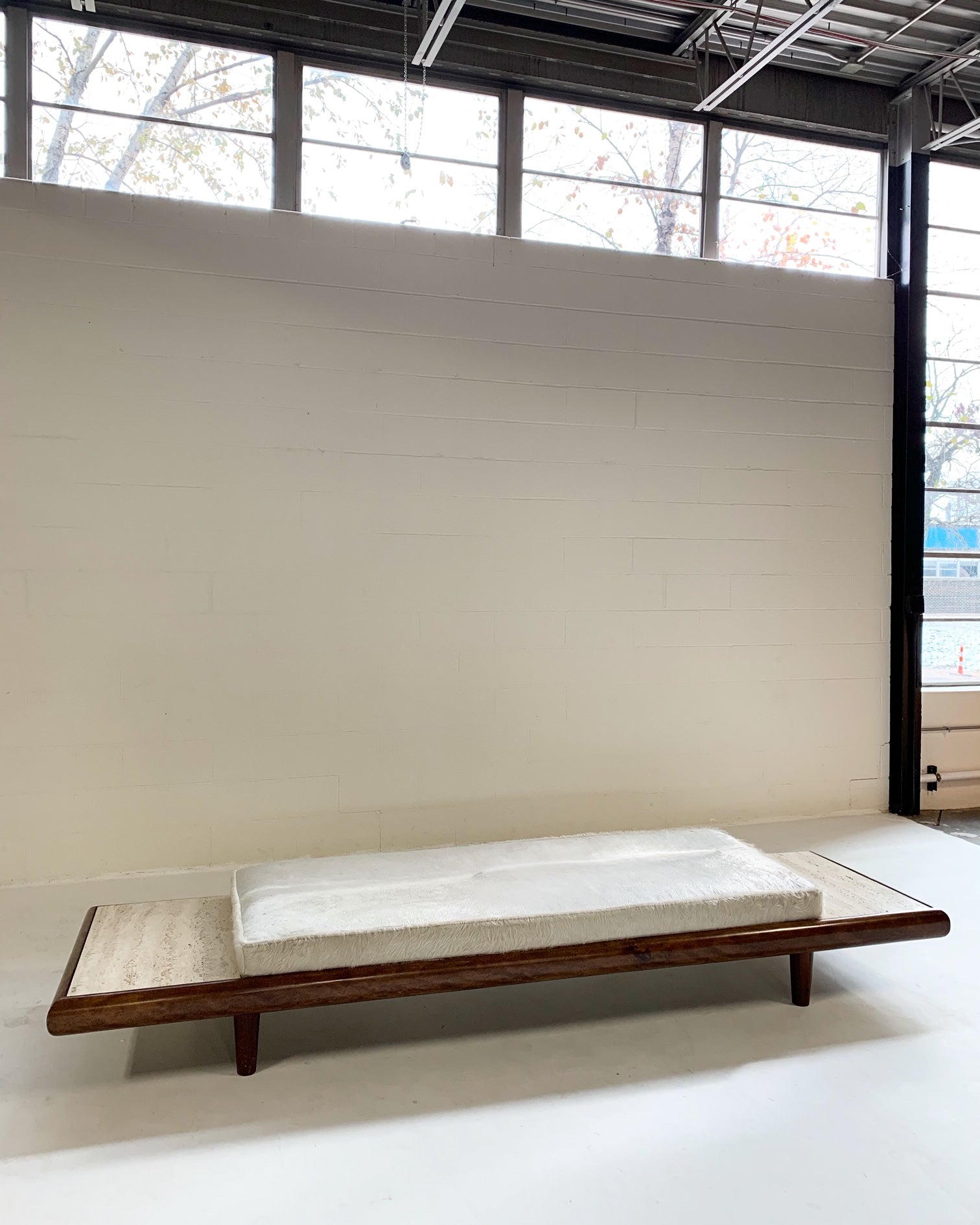 Daybed with Brazilian Cowhide Cushion - FORSYTH