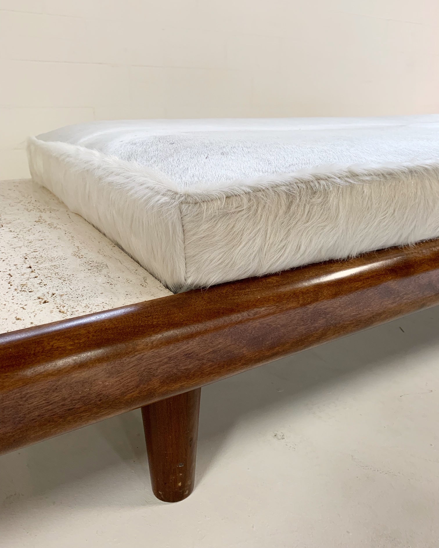 Daybed with Brazilian Cowhide Cushion - FORSYTH