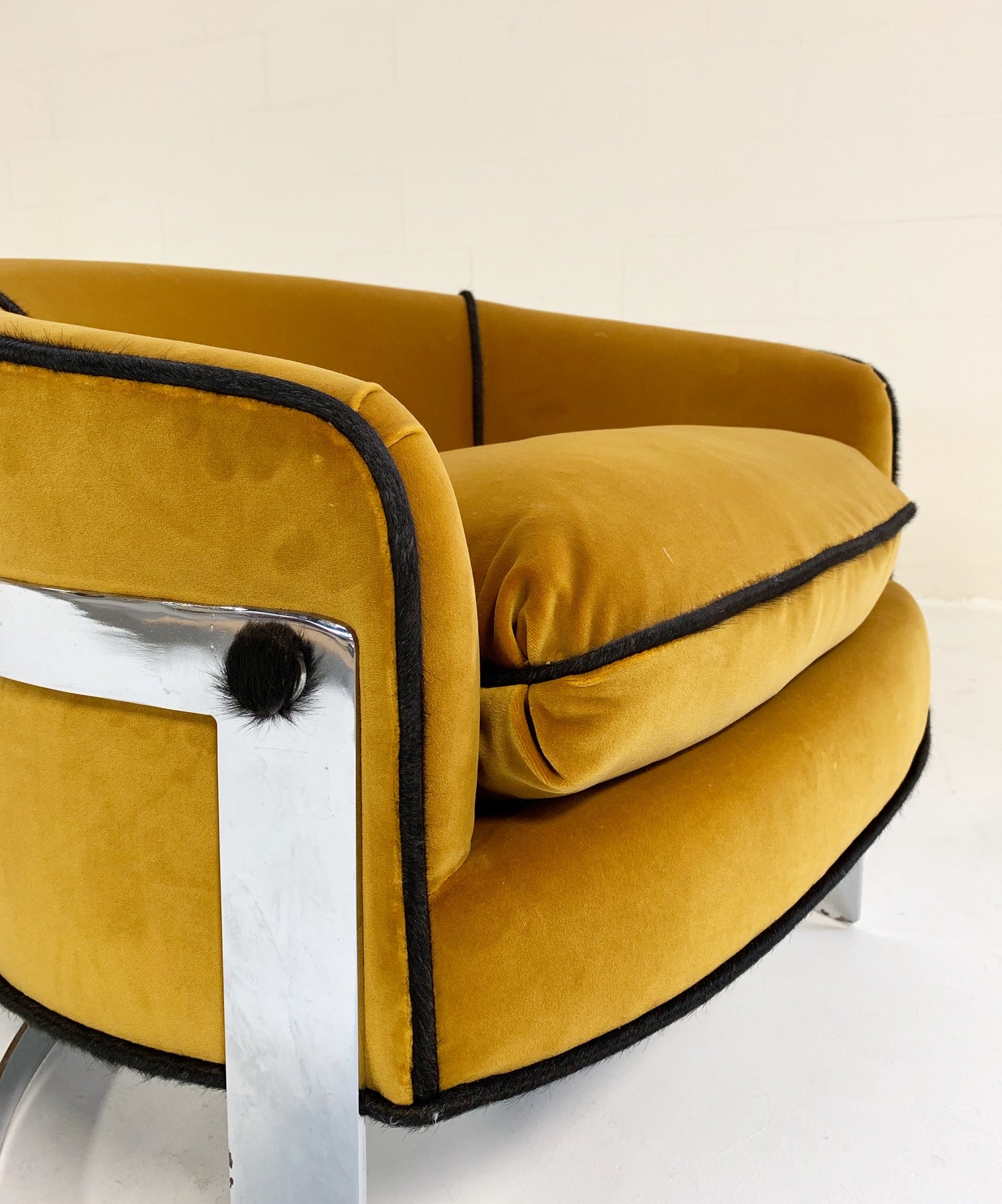 Lounge Chairs in Loro Piana Velvet - FORSYTH