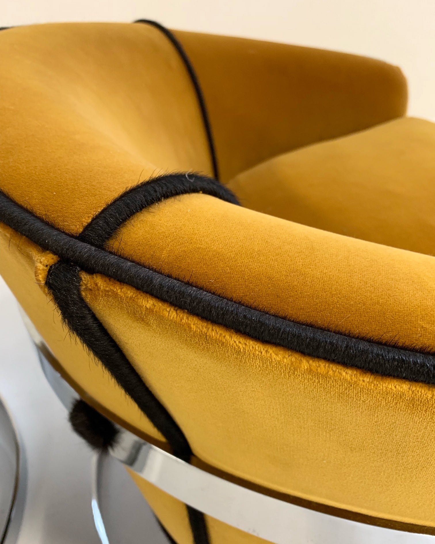 Lounge Chairs in Loro Piana Velvet - FORSYTH