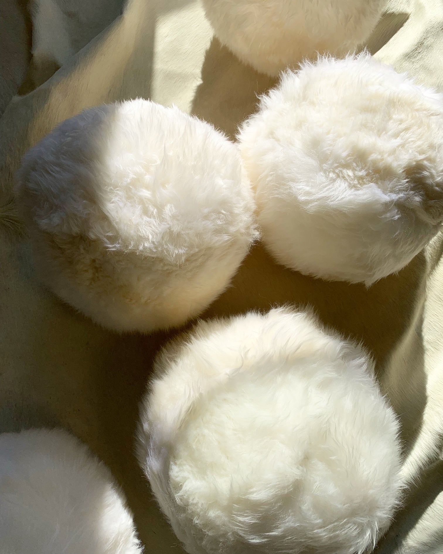 Brazilian Sheepskin Ball Pillow - FORSYTH