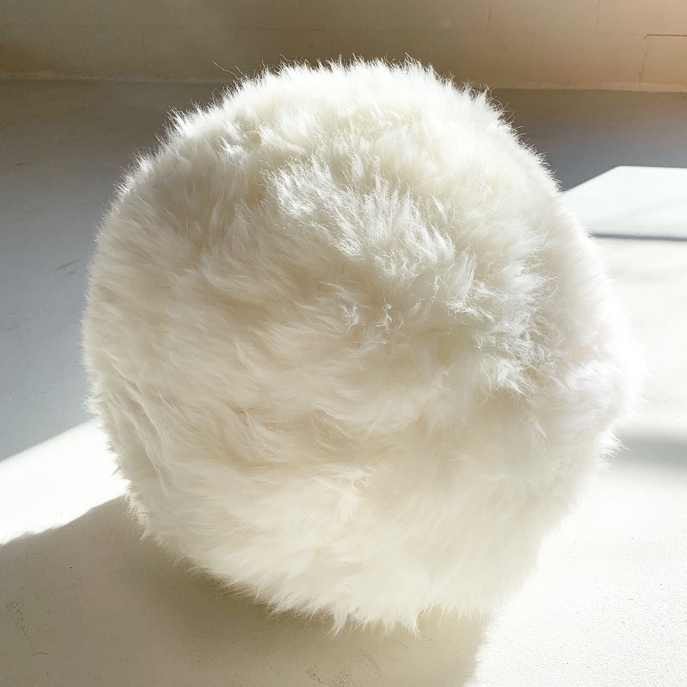 Brazilian Sheepskin Ball Pillow - FORSYTH