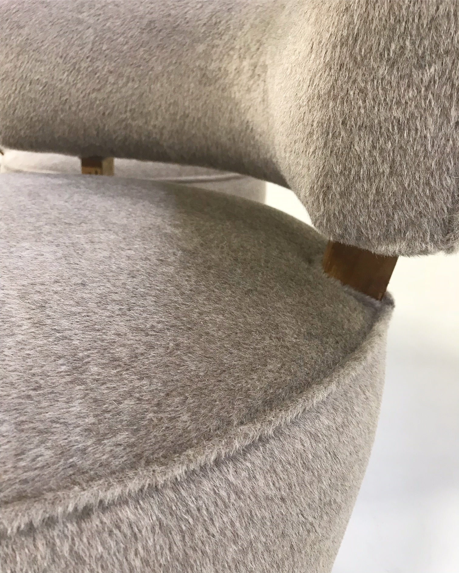 Tub Chairs in Loro Piana Alpaca Wool, pair - FORSYTH