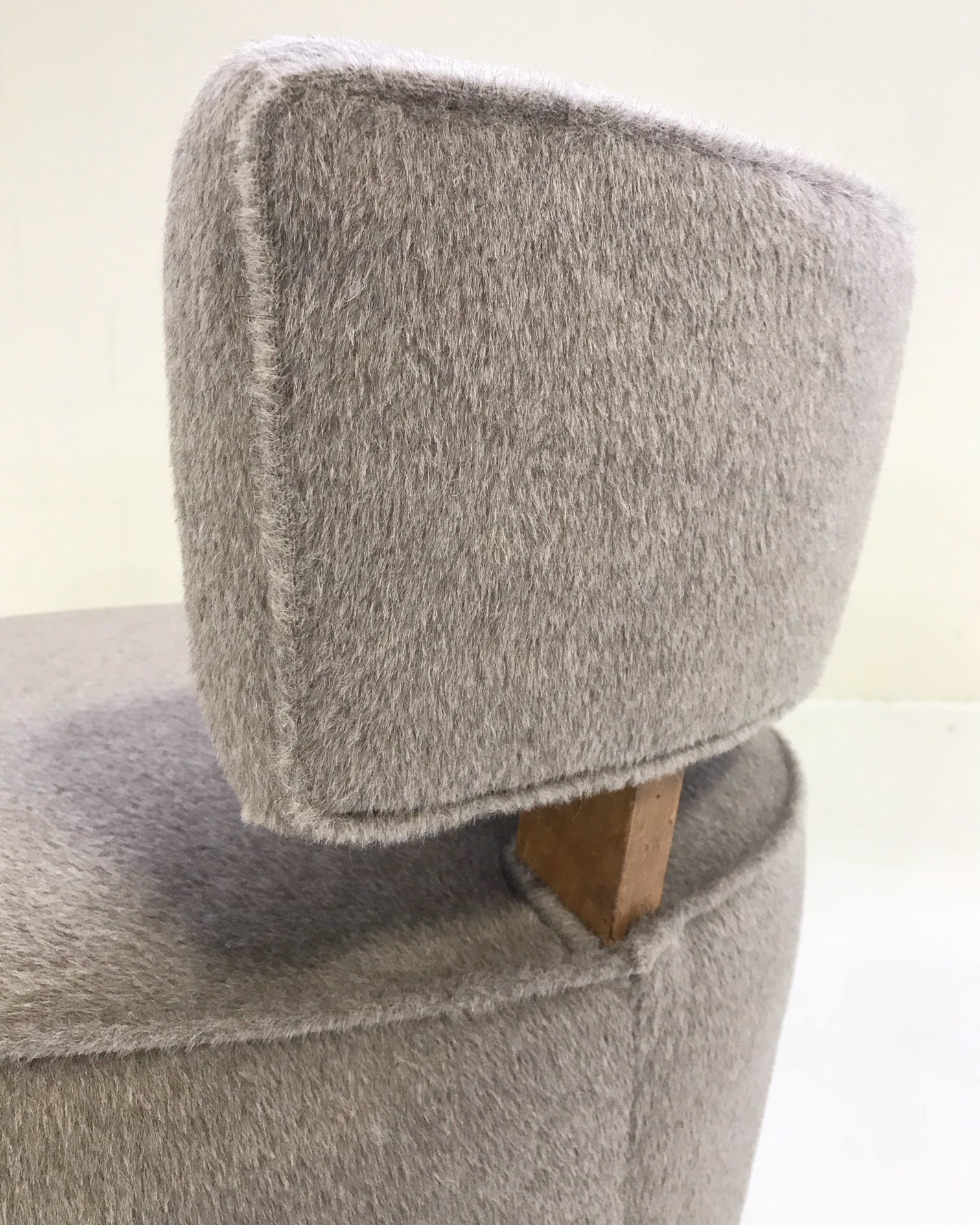 Tub Chairs in Loro Piana Alpaca Wool, pair - FORSYTH