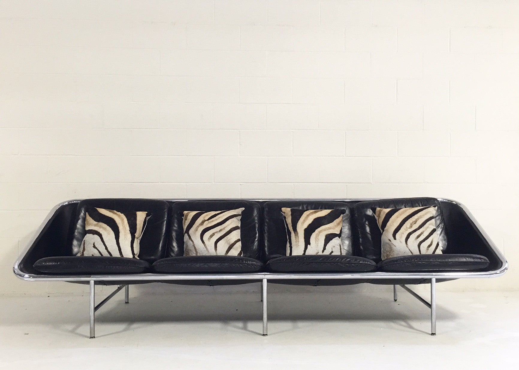 Model 6833 Sling Sofa with Zebra Pillows - FORSYTH