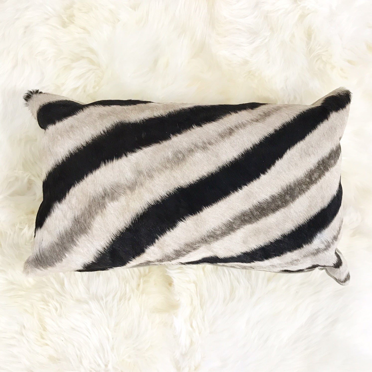 Zebra Pillow, 21x13" - FORSYTH