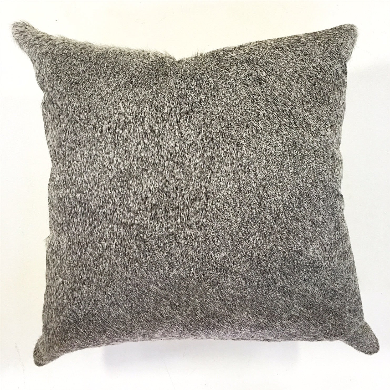 Salt & Pepper Cowhide Pillow, 24" - FORSYTH