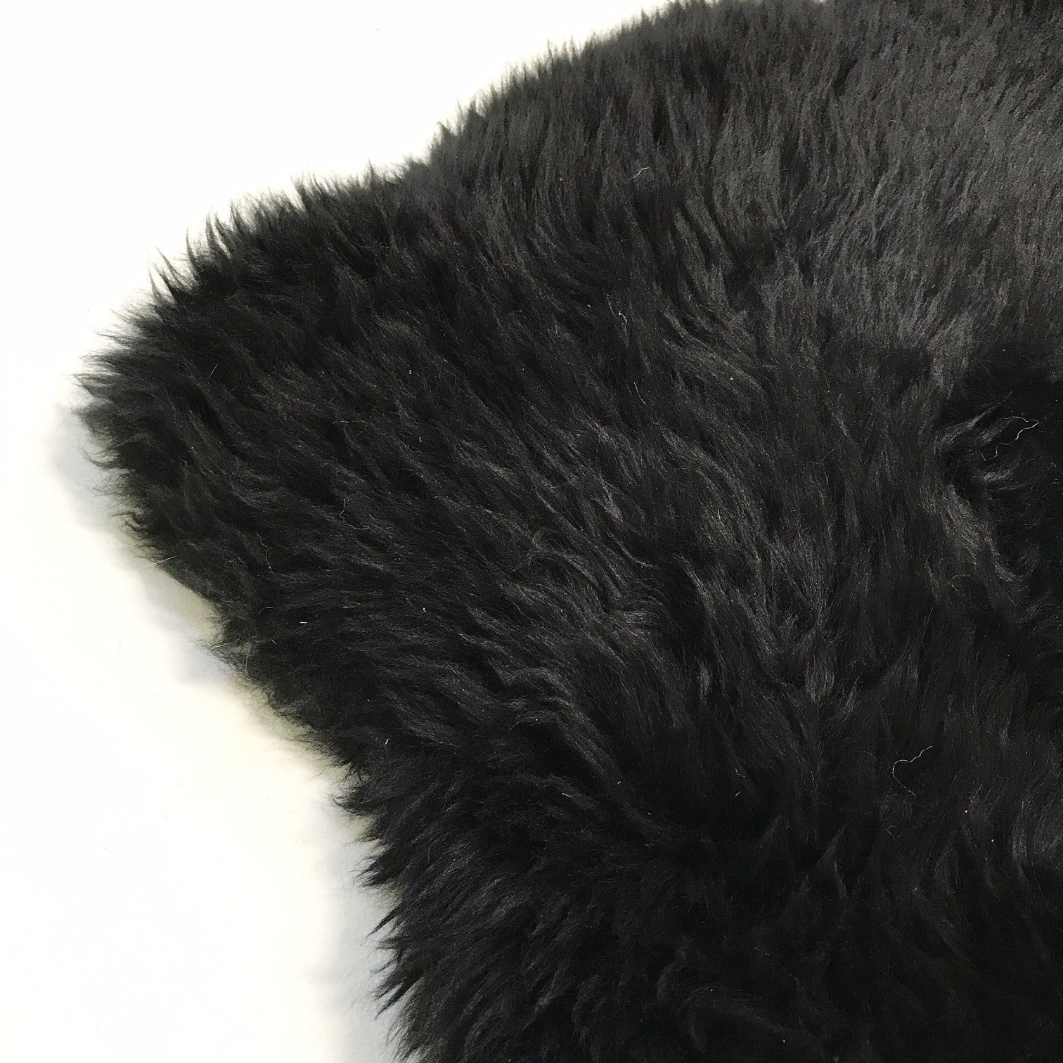 Brazilian Sheepskin Rug - Black - FORSYTH