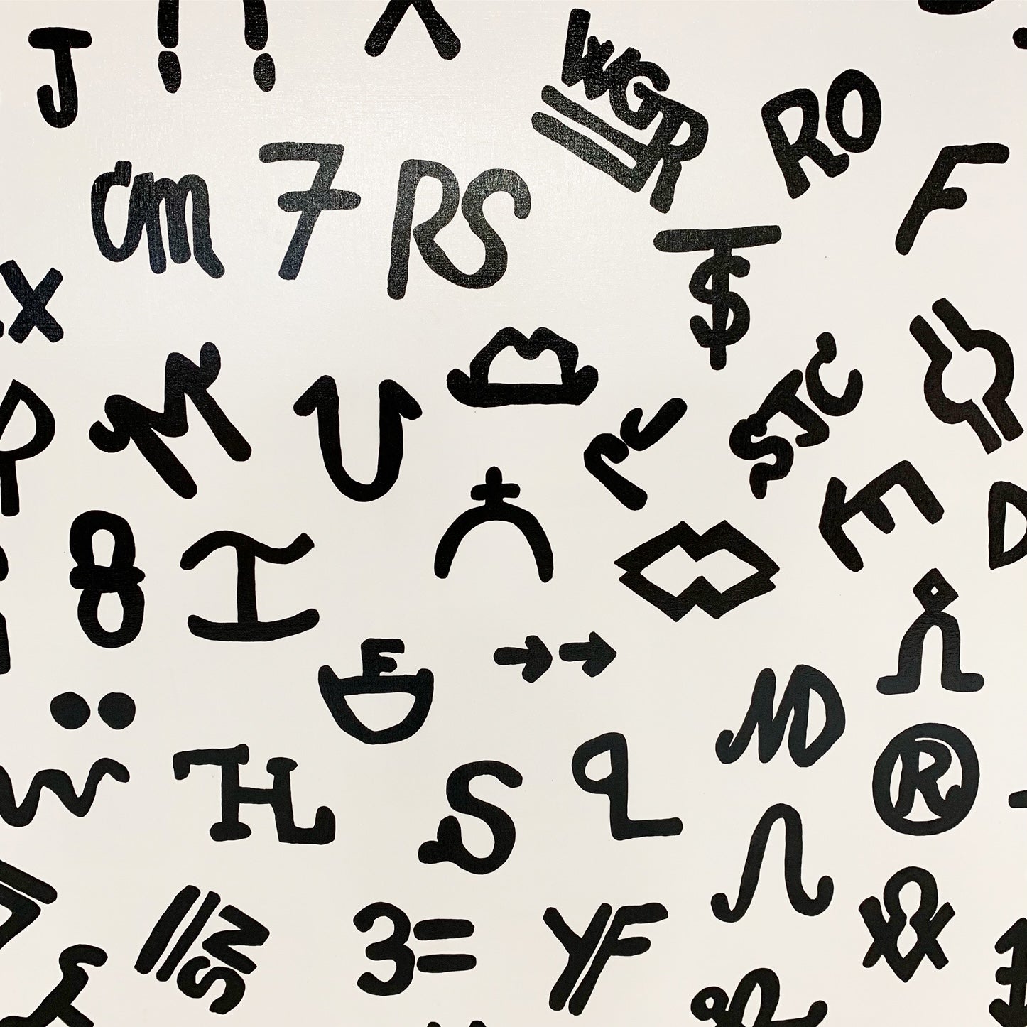 Brands in Black on White