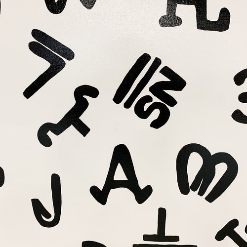 Brands in Black on White