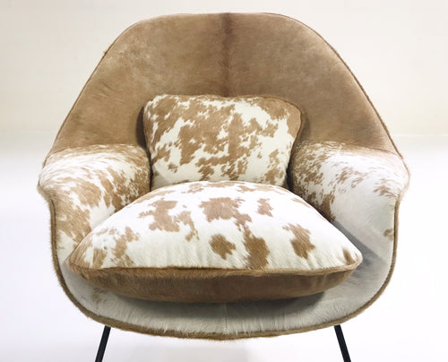 Womb Chair in Brazilian Cowhide - FORSYTH