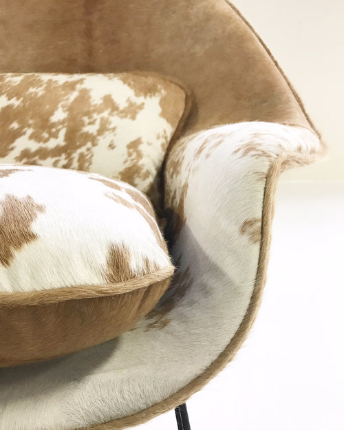 Womb Chair in Brazilian Cowhide - FORSYTH
