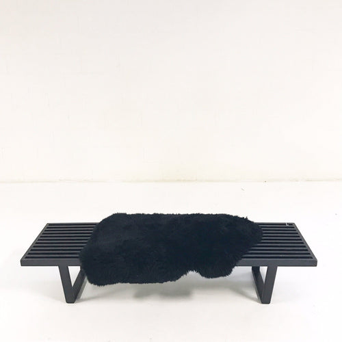 Model 4692 Platform Bench with Brazilian Sheepskin Throw - FORSYTH