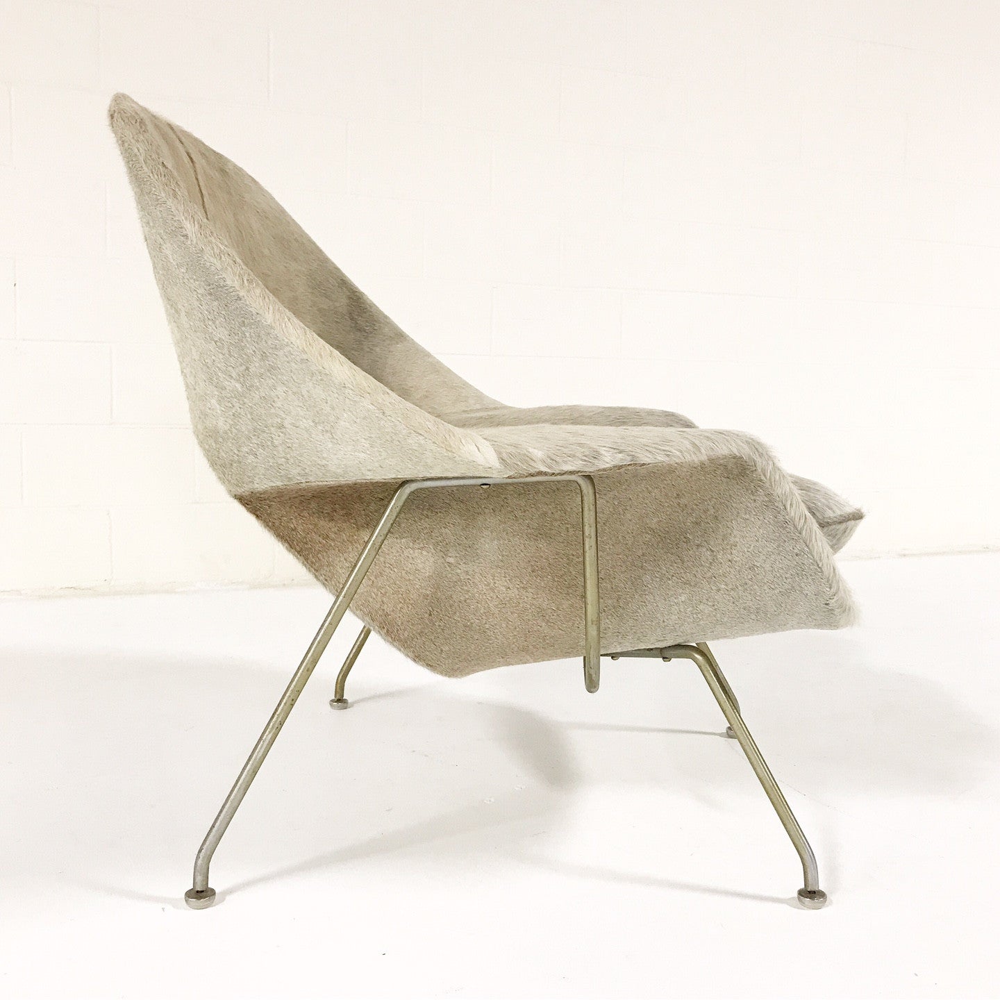 Womb Chair in Brazilian Cowhide - FORSYTH