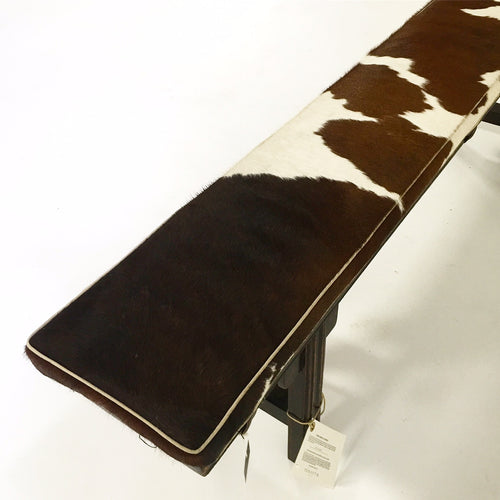 Chinese Bench with Brazilian Cowhide Cushion - FORSYTH