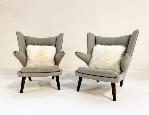 Papa Bear Chairs with Ottomans - FORSYTH