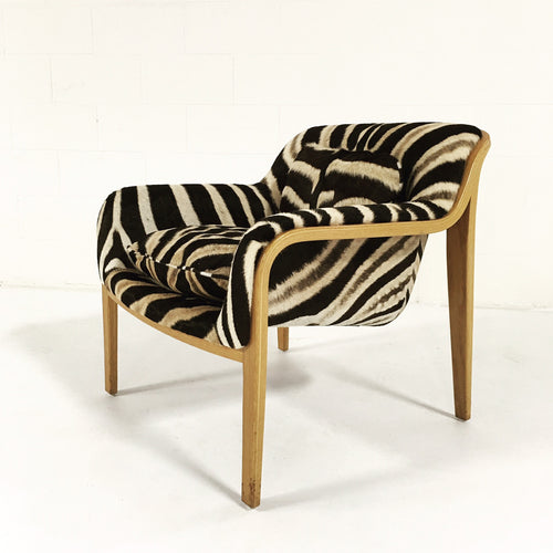 Lounge Chair in Zebra Hide - FORSYTH