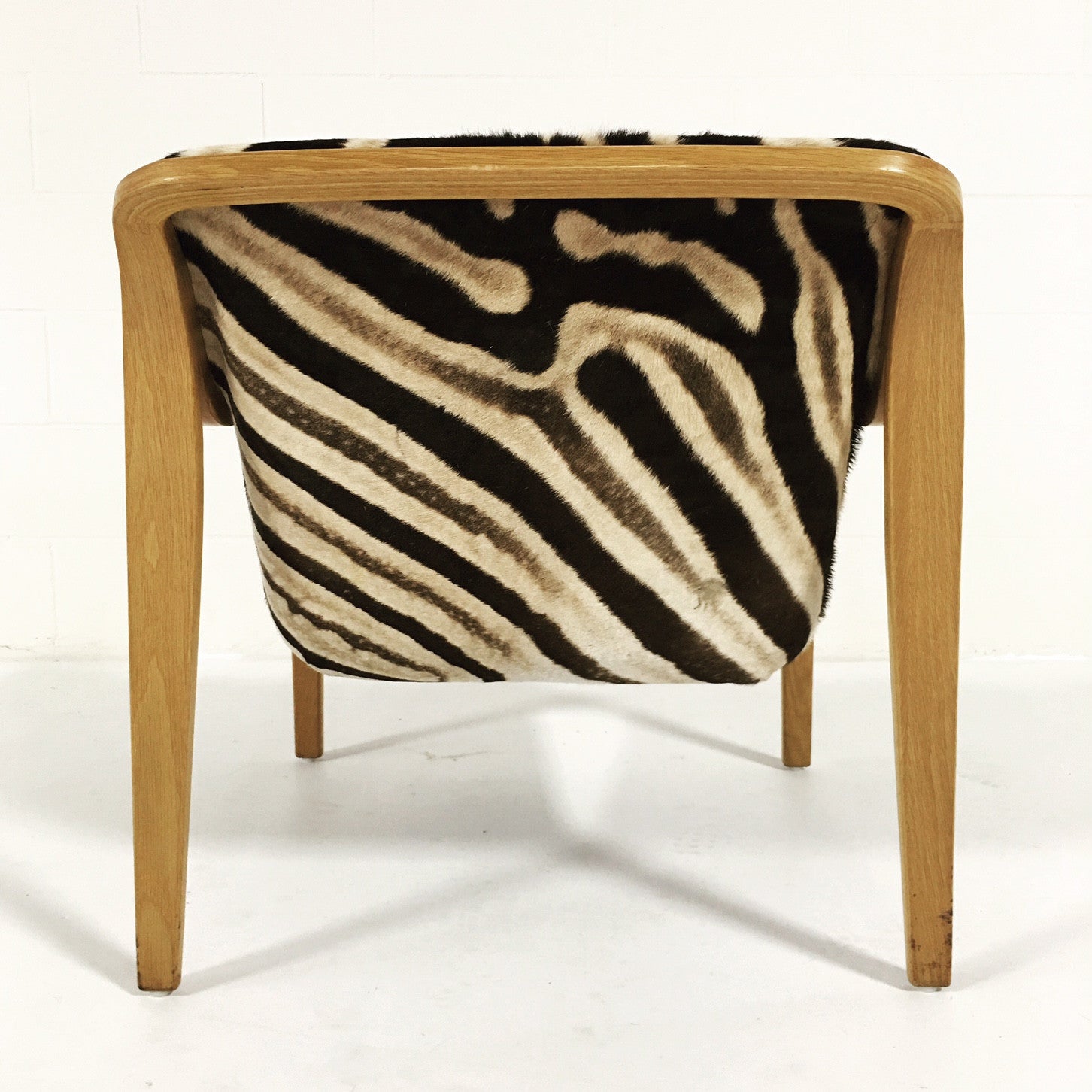 Lounge Chair in Zebra Hide - FORSYTH