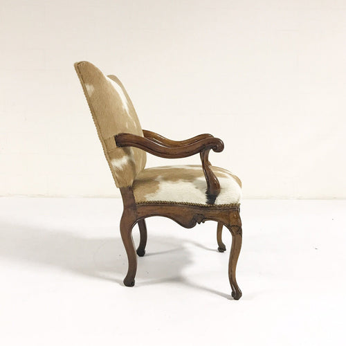 Armchair in Brazilian Cowhide - FORSYTH