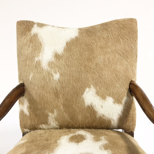 Armchair in Brazilian Cowhide - FORSYTH