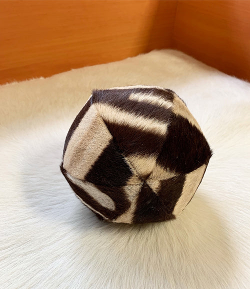 Mini Zebra Ball Pillow, 7" - FORSYTH