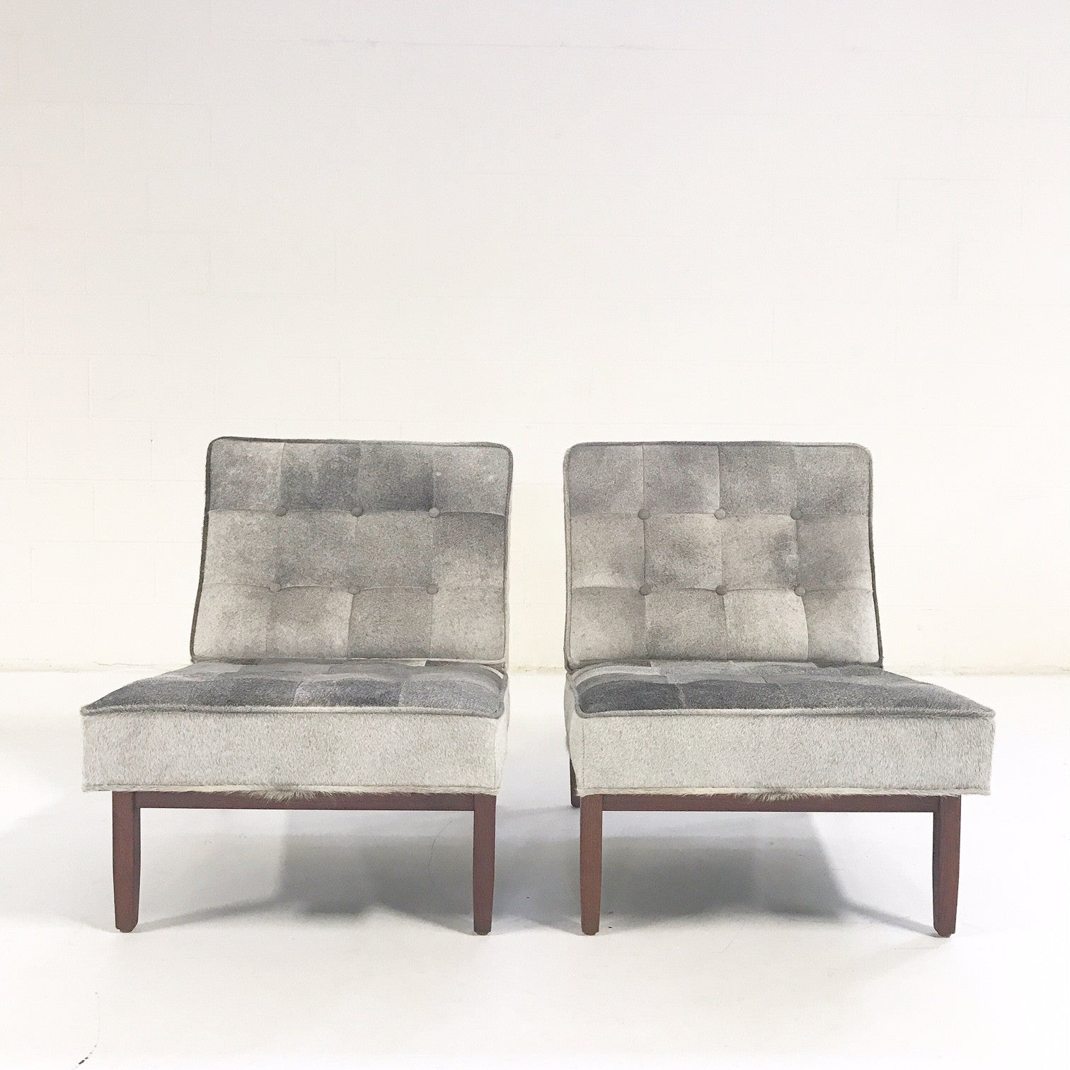 Lounge Chairs in Brazilian Cowhide, pair - FORSYTH