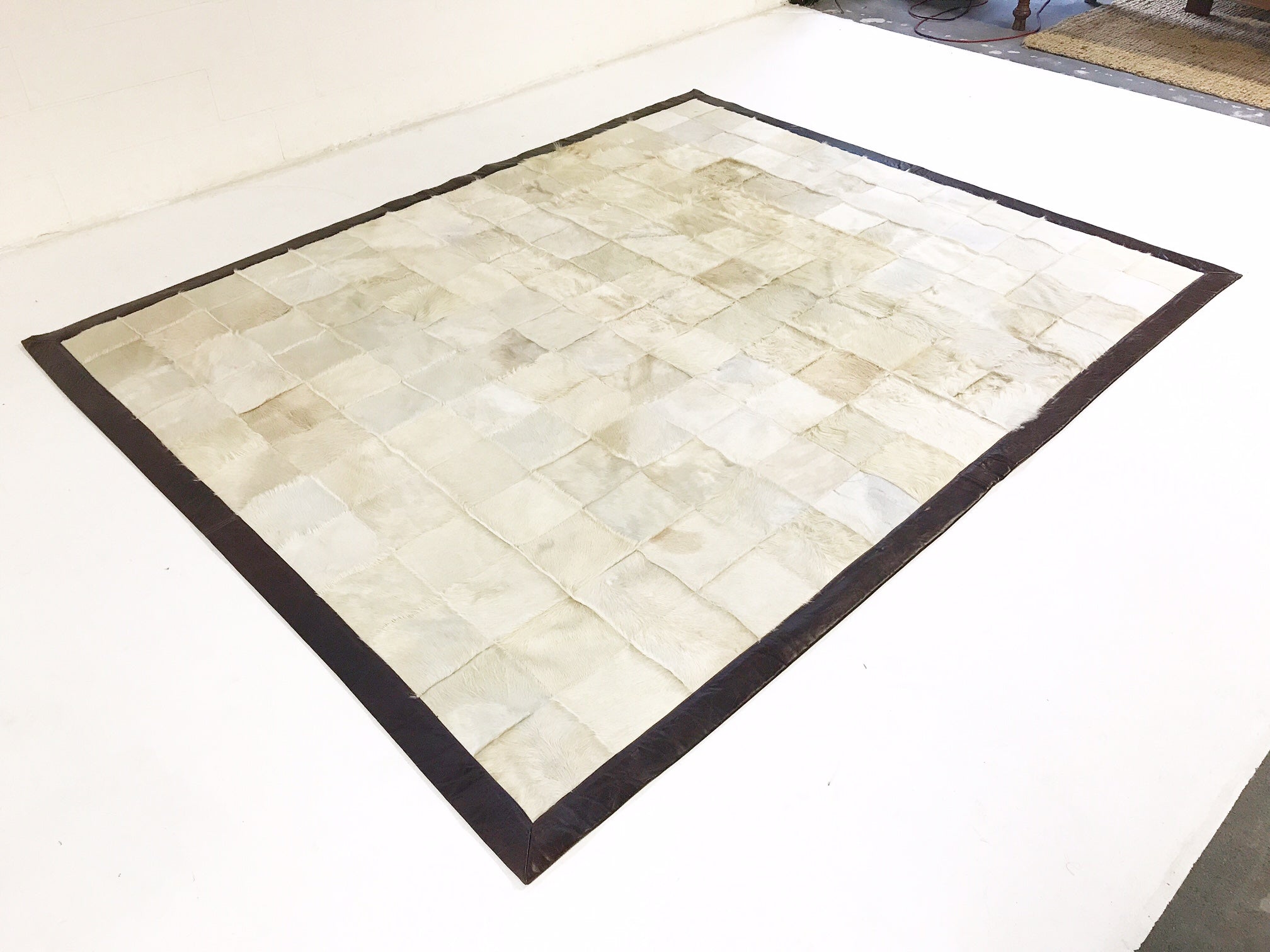 Brazilian Cowhide Patchwork Rug, 8x10 ft - FORSYTH