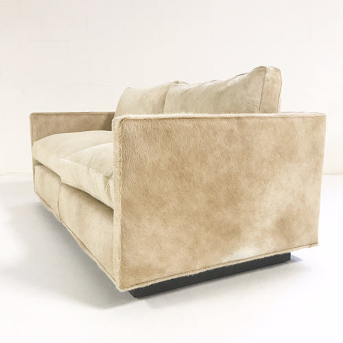 Loveseat in Brazilian Cowhide - FORSYTH