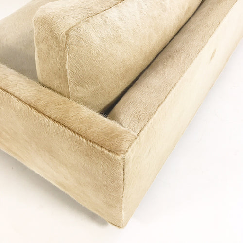 Loveseat in Brazilian Cowhide - FORSYTH