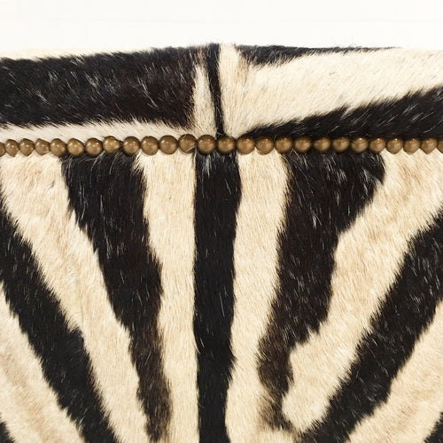 1930s Barrel Chair in Zebra Hide - FORSYTH