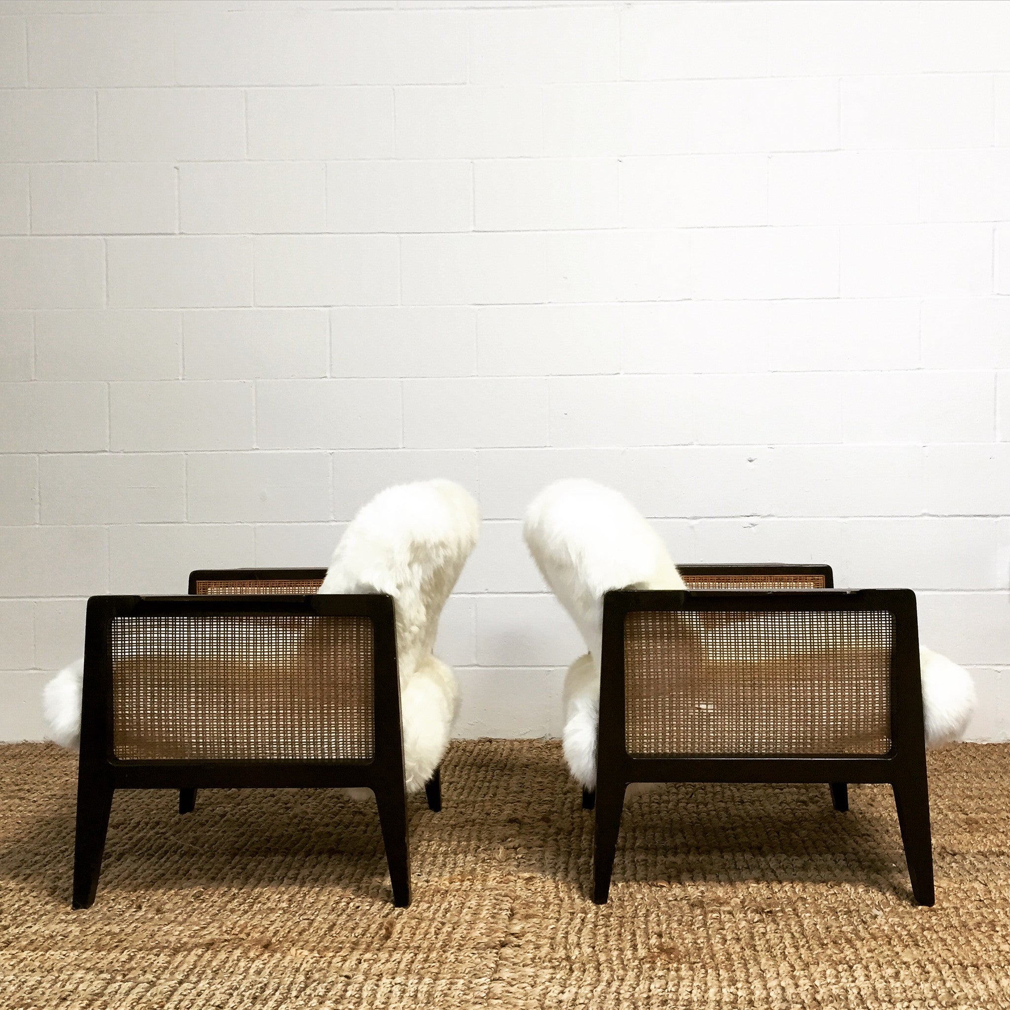 Model 5513 Lounge Chairs in Sheepskin - FORSYTH