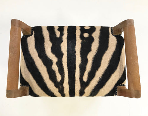 Small Bench in Zebra Hide - FORSYTH