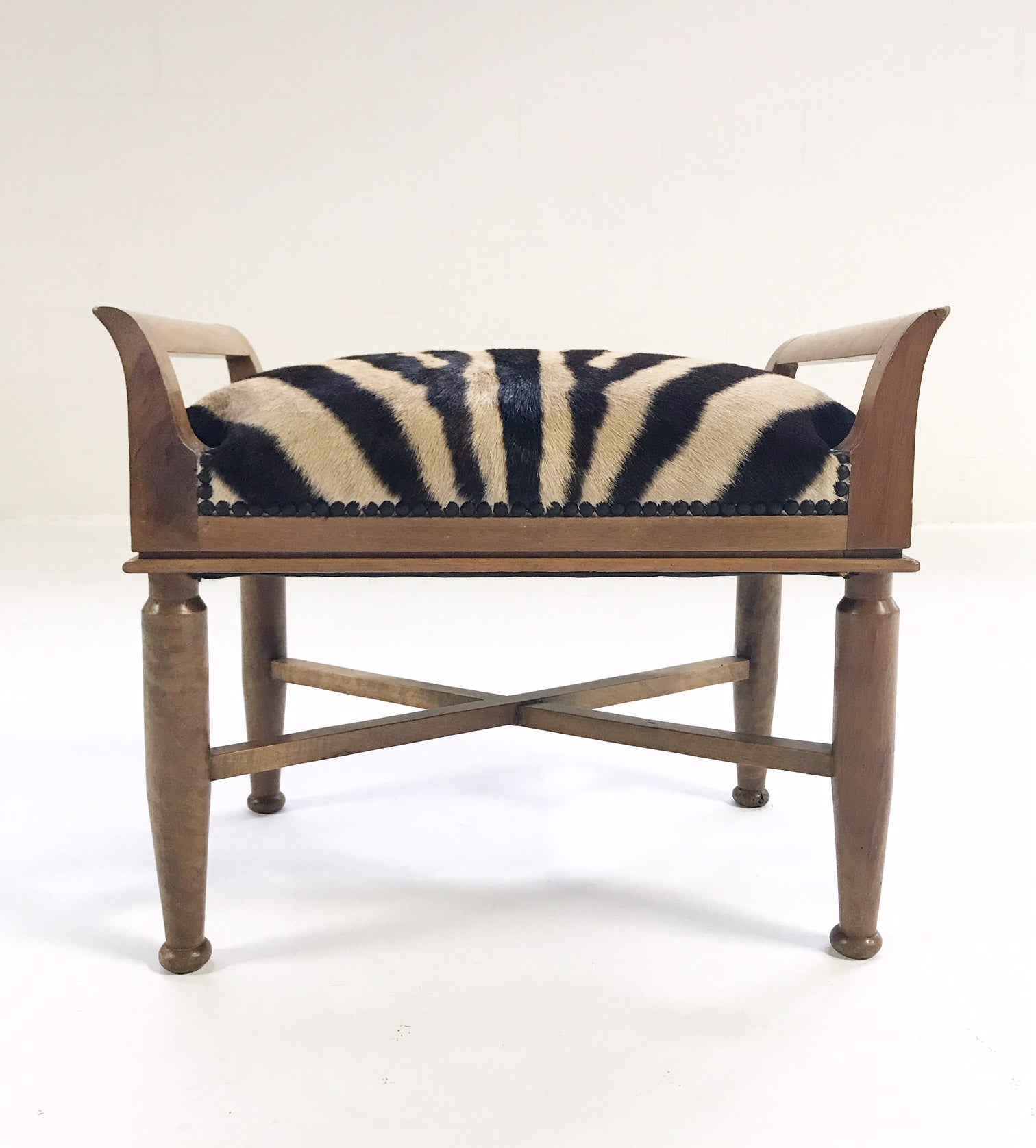 Small Bench in Zebra Hide - FORSYTH