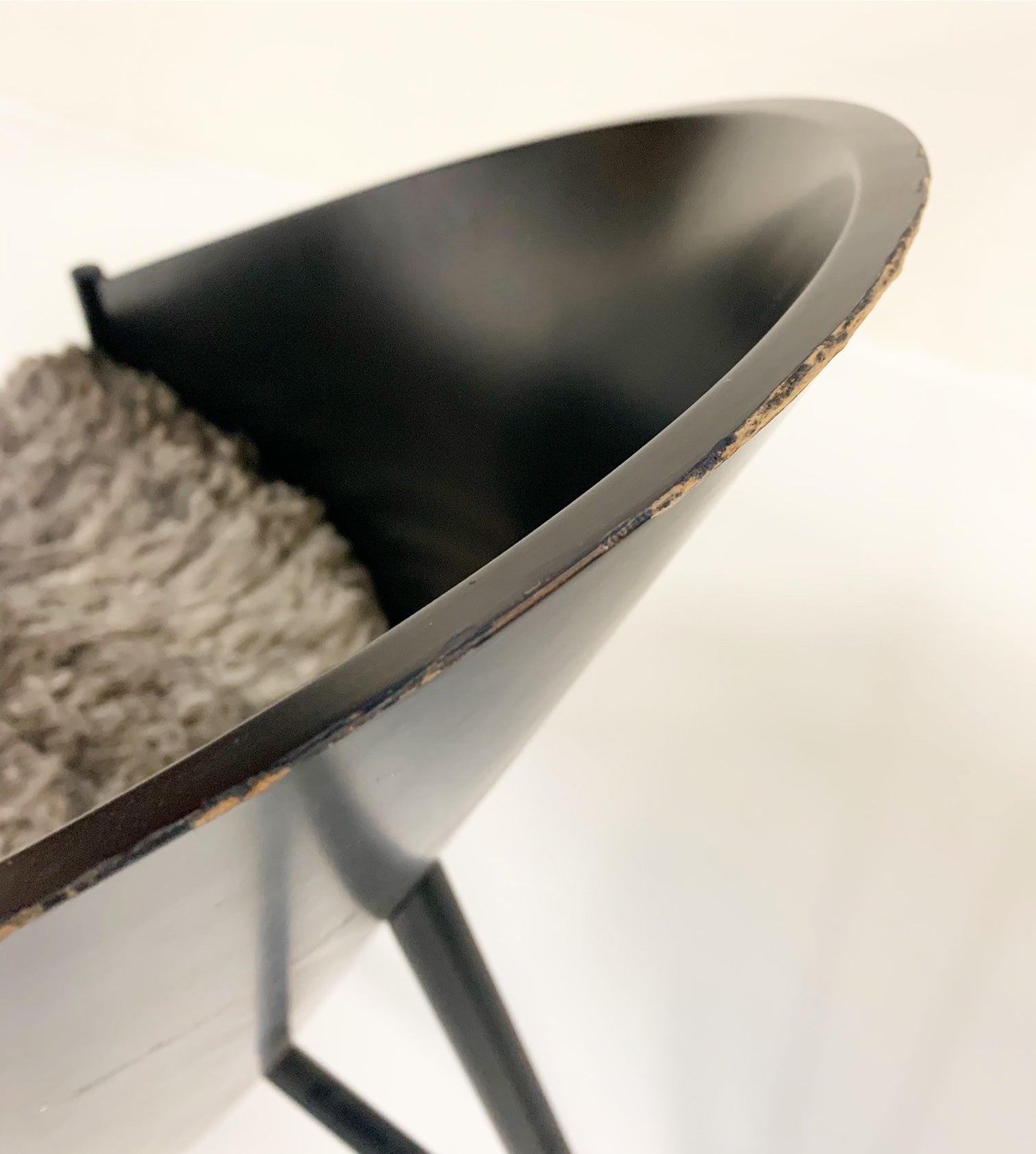 Pratfall Lounge Chairs in California Sheepskin, pair - FORSYTH