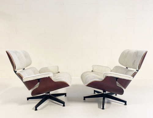 670 Lounge Chairs and 671 Ottomans in Brazilian Cowhide - FORSYTH