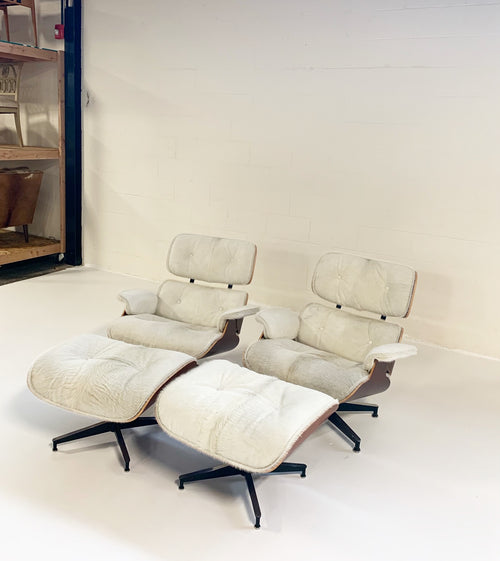 670 Lounge Chairs and 671 Ottomans in Brazilian Cowhide - FORSYTH