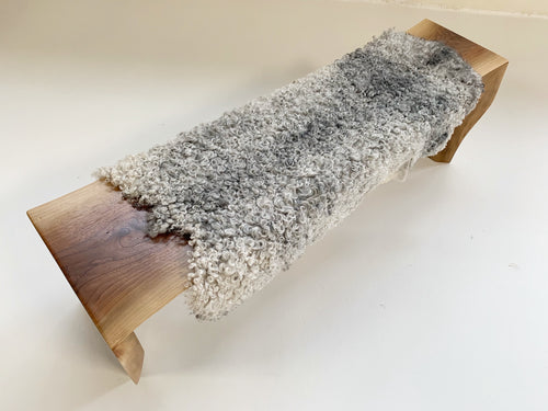 Walnut Bench with Gotland Sheepskin - FORSYTH