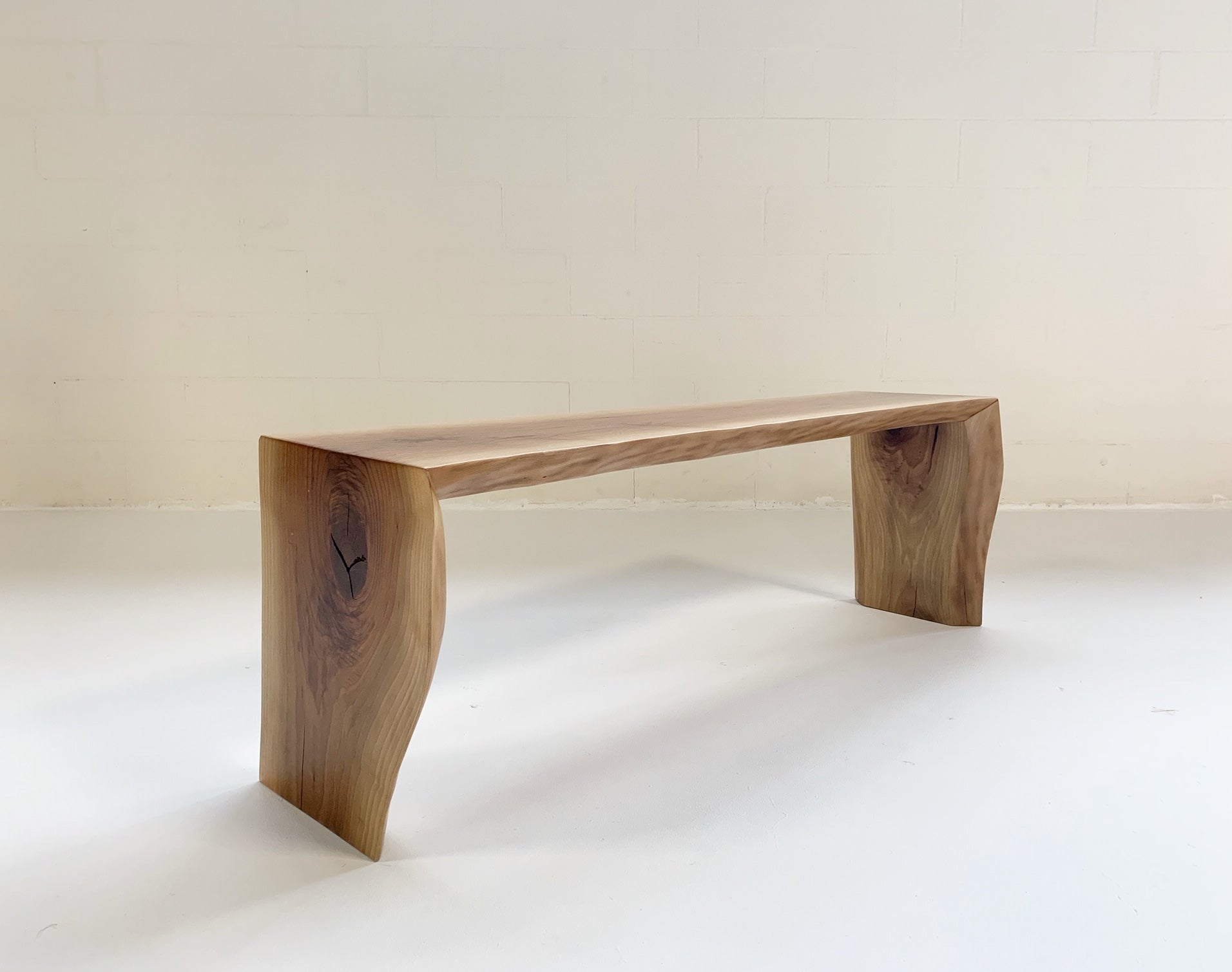 Walnut Bench with Gotland Sheepskin - FORSYTH